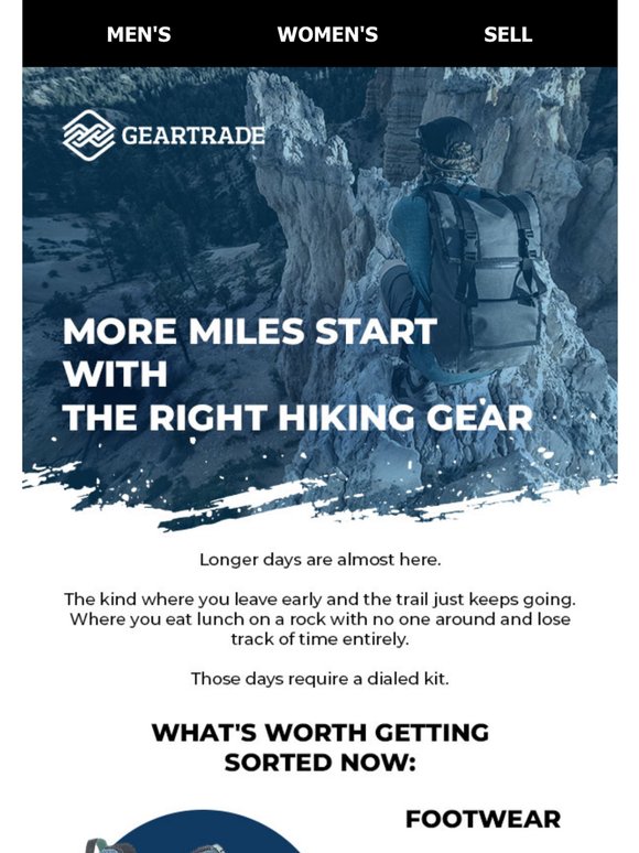 Get your hiking kit sorted before peak season ⛰️🥾