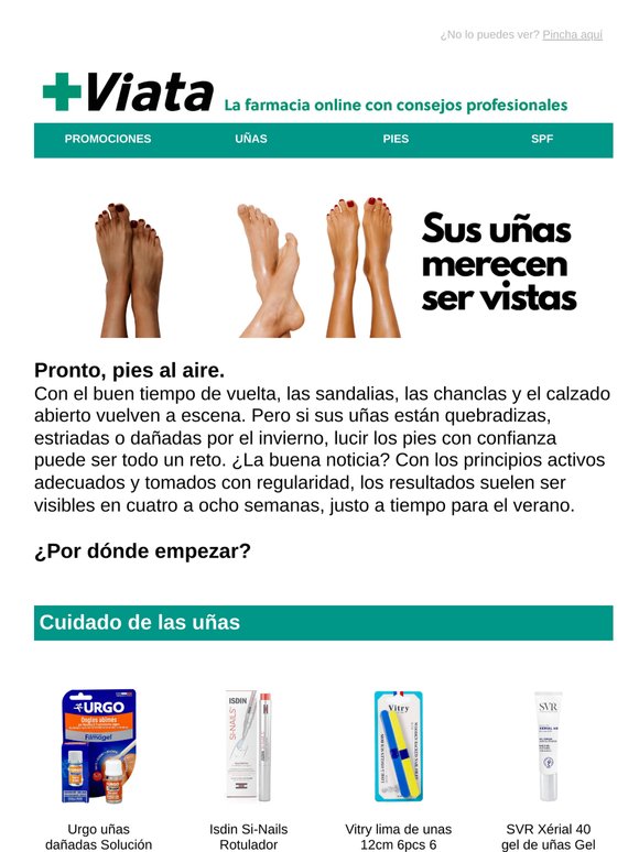 La temporada de sandalias se acerca. ¿Están sus uñas listas?