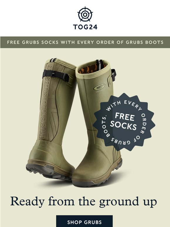 Free socks with every Grubs order