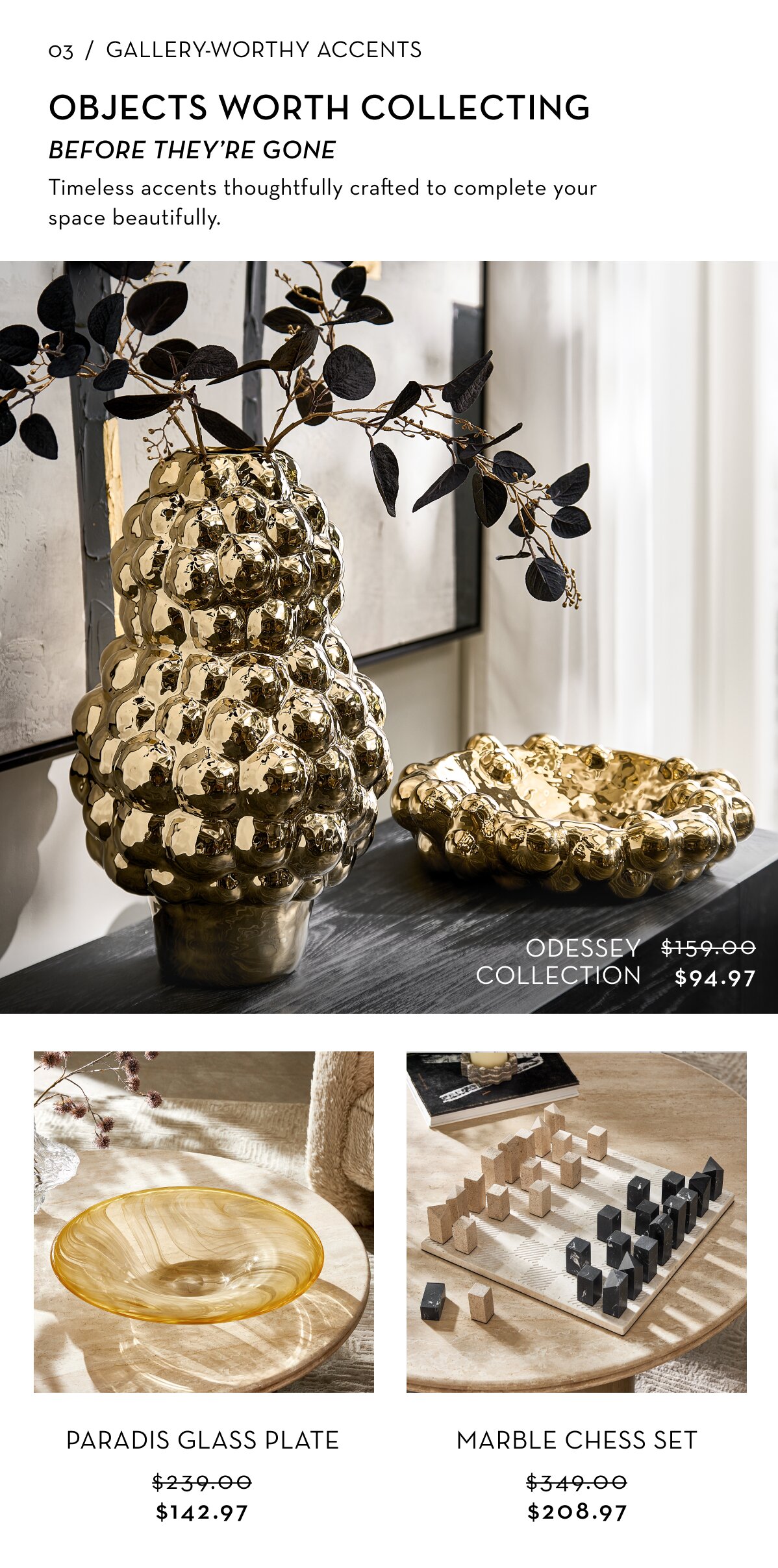 60% off last-chance decor