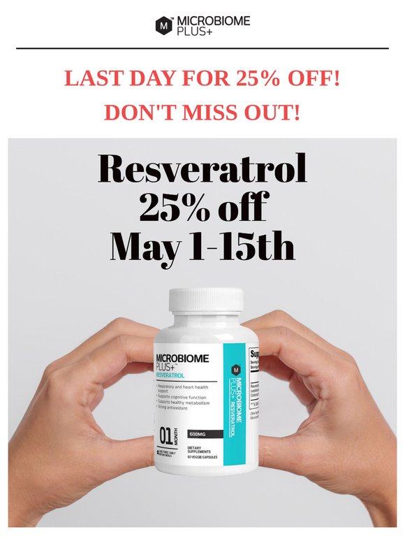 Last day for 25% off! 📣