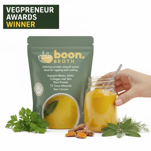  Boon Broth a Delicious Plant-Based Mineral Protein Broth - 30 serve