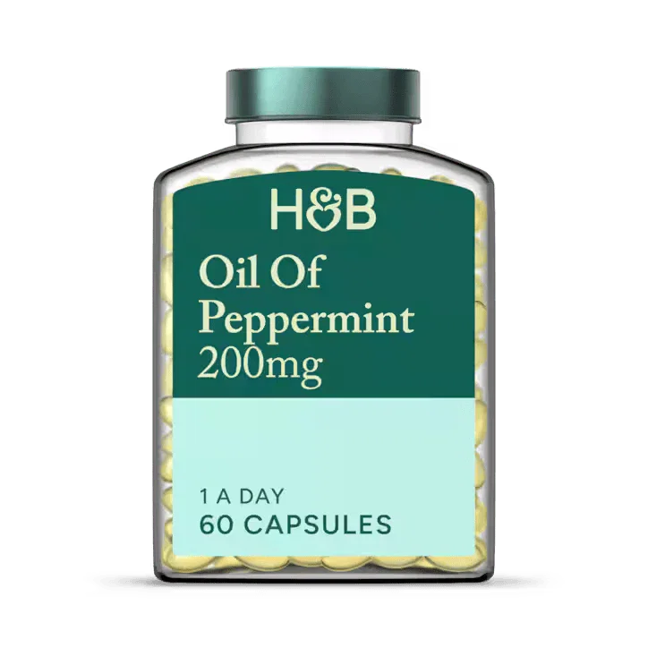 Holland and Barrett Aceite de Menta 200mg cápsulas digestivas