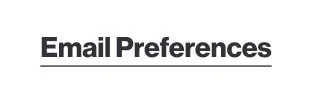 Email Preferences