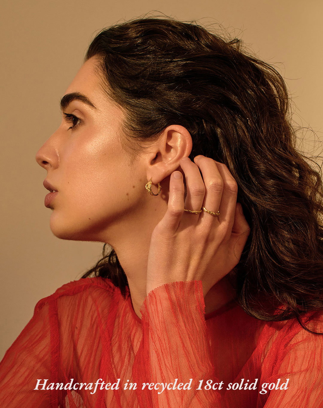 Senita Recycled Gold Earrings