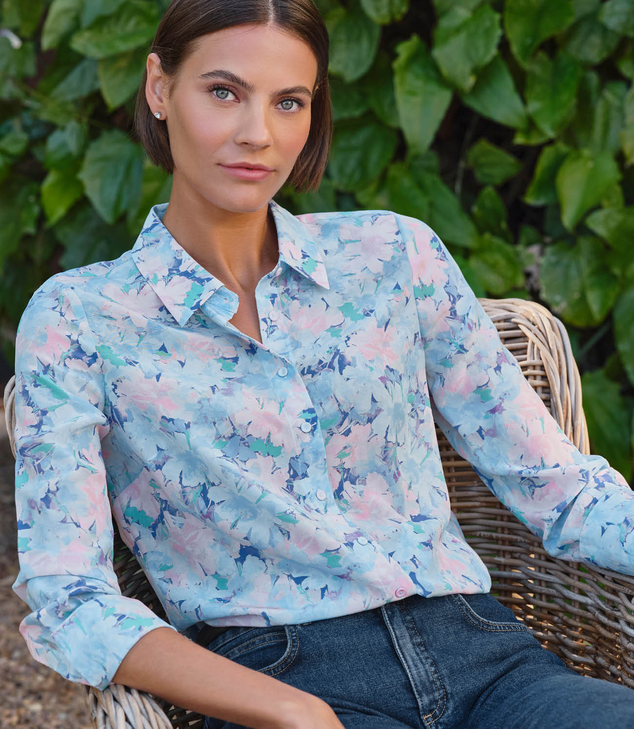 Pure Washed Silk Shirt