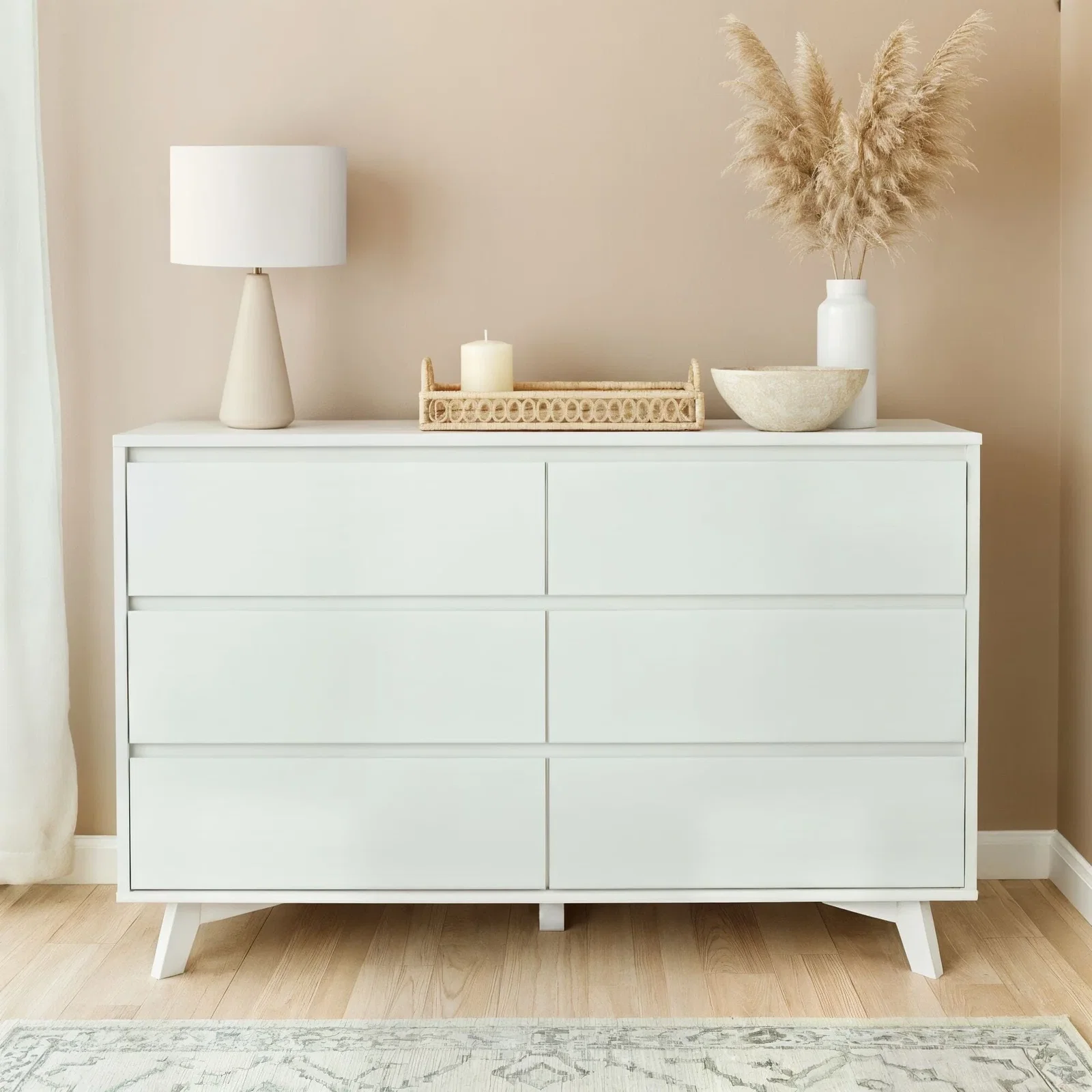 Image of Modern 6-Drawer Dresser
