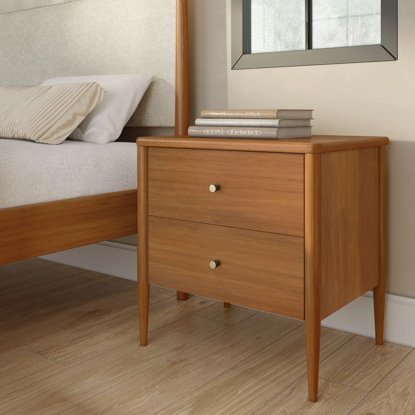 Image of Harbor 2-Drawer Nightstand