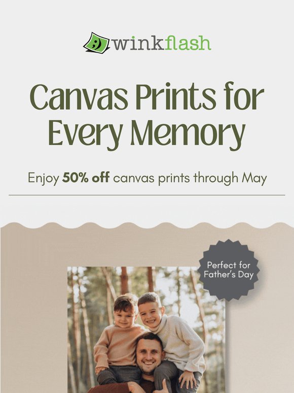 ⏰ Don’t Wait: 50% Off Canvas Ends Soon