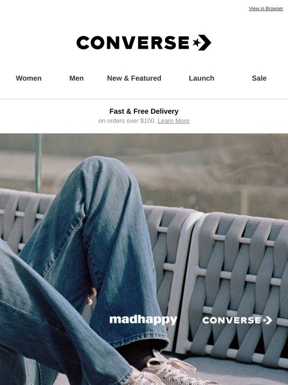 Converse x Madhappy just dropped