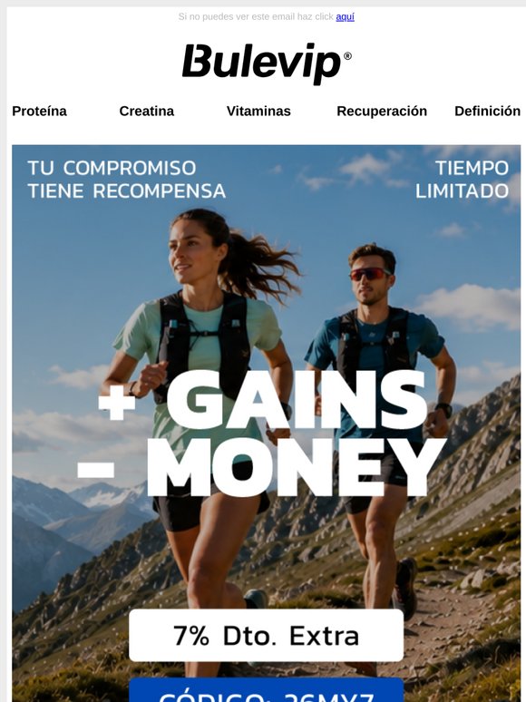 Cumple tus objetivos ahorrando un 7% EXTRA 🏋️