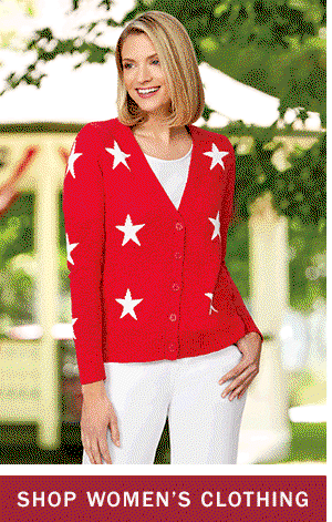 Shop Women's Clothing. Women's Star Cotton-Blend Cardigan
