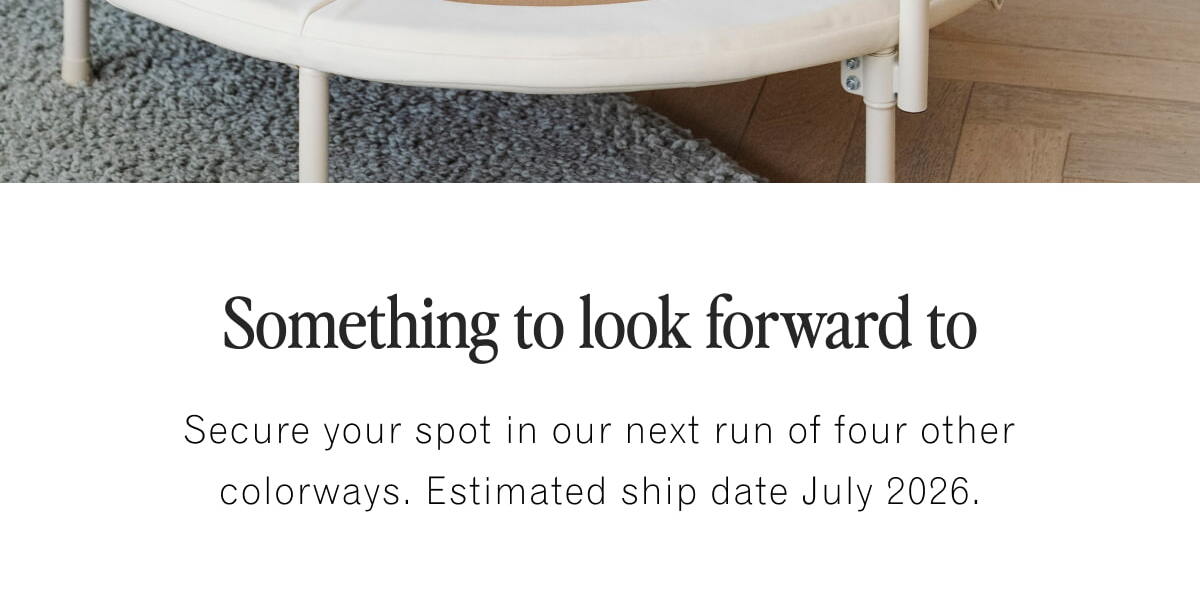 Something to look forward to