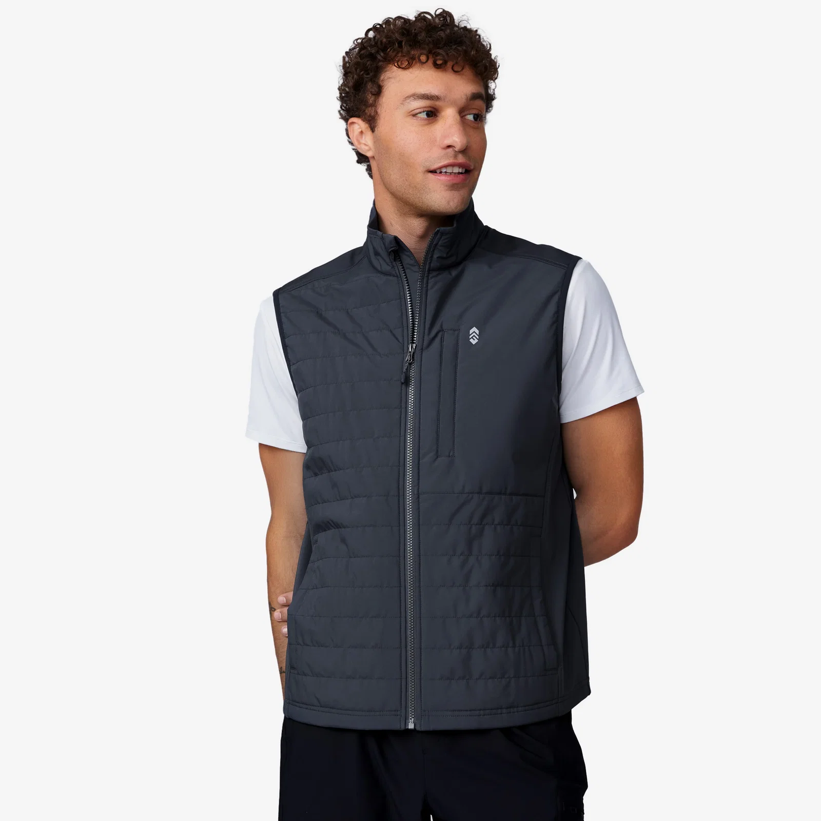 Image of Men's High Stretch Full Zip Vest