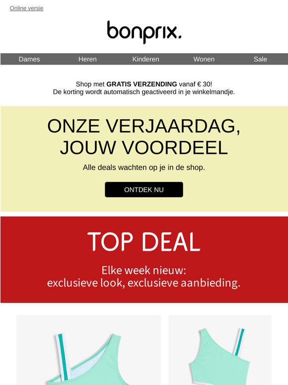 Onze TOP DEALS van de week