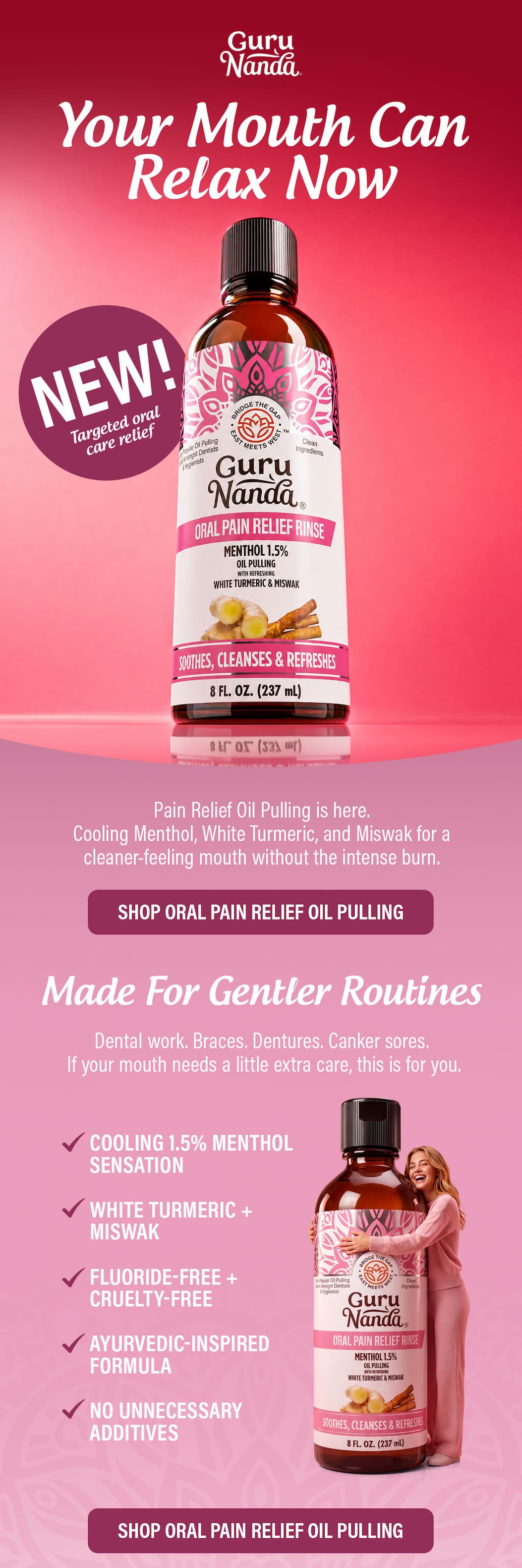 oral pain relief rinse