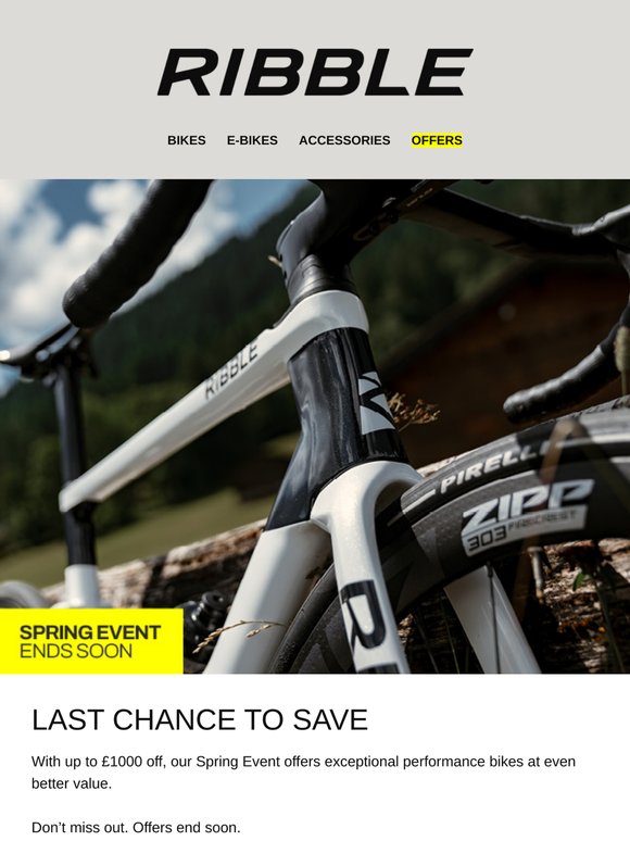 Ending soon: Save up to £1000 in our Spring Event
