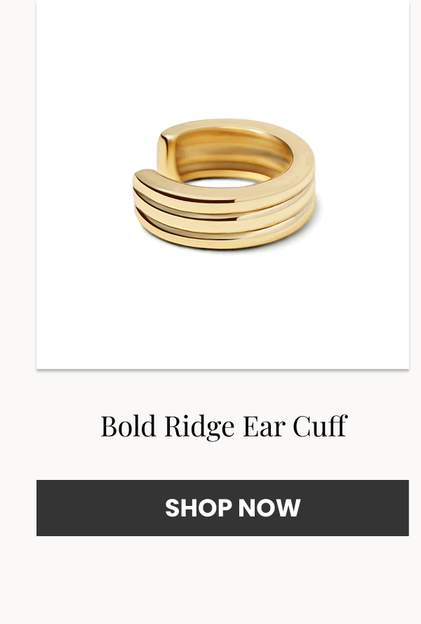 Bold Ridge Ear Cuff  (Shop Now)