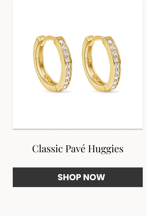Classic Pavé Huggies (Shop Now)