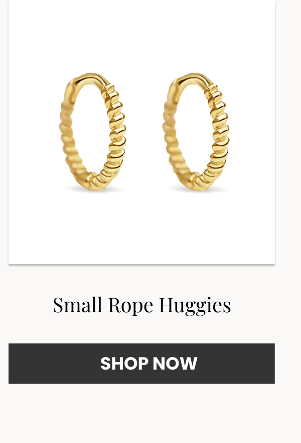 Small Rope Huggies (Shop Now)