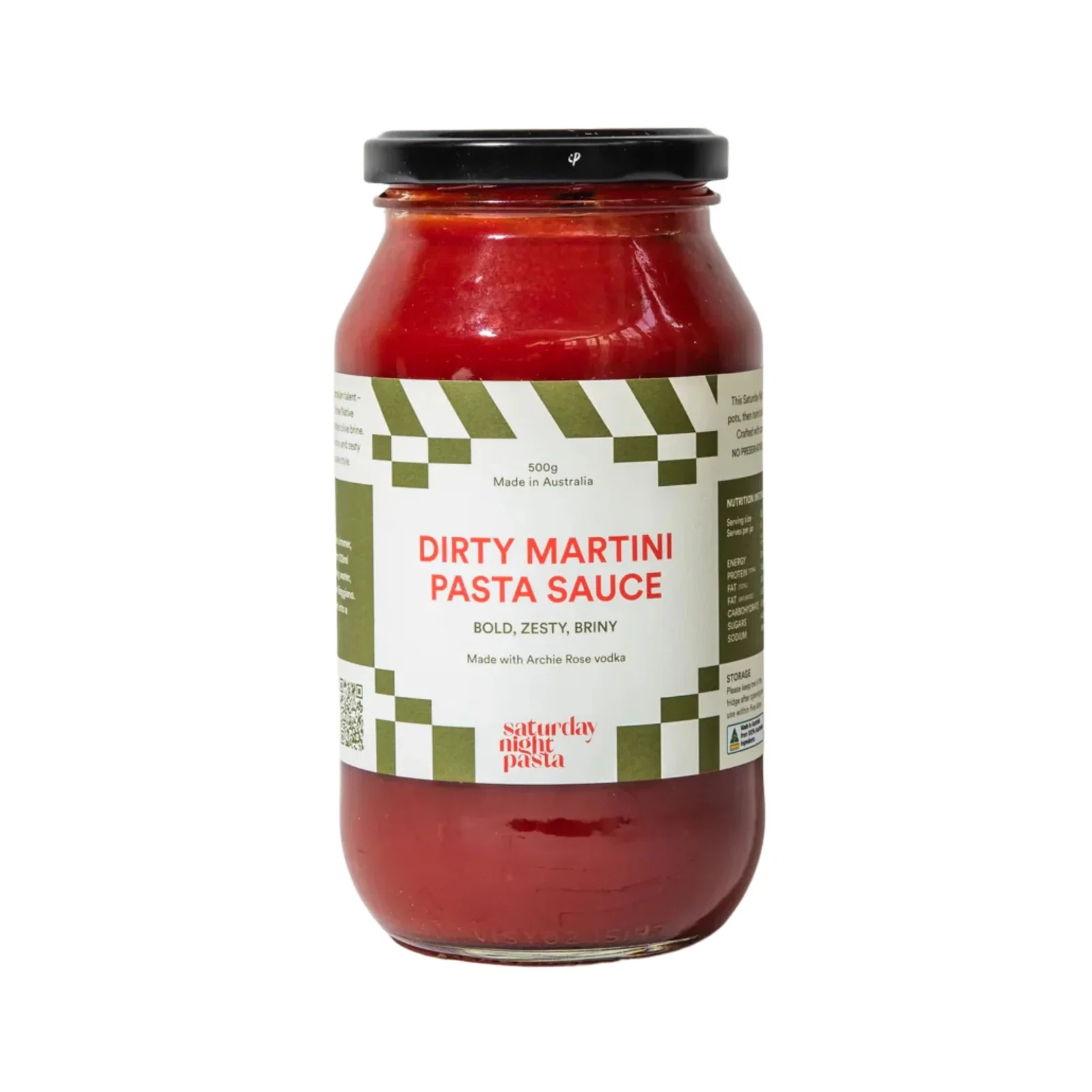 Image of Saturday Night Pasta Dirty Martini Sauce 500g