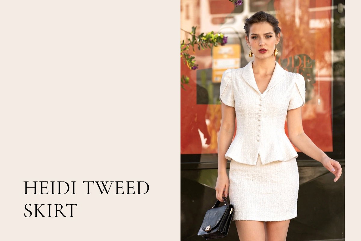 Heidi Tweed Skirt