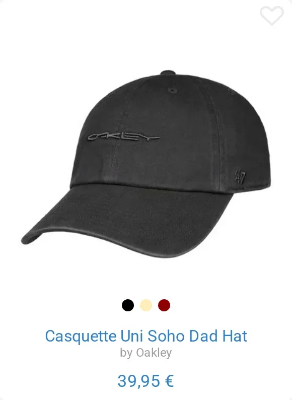 Casquette Uni Soho Dad Hat by Oakley