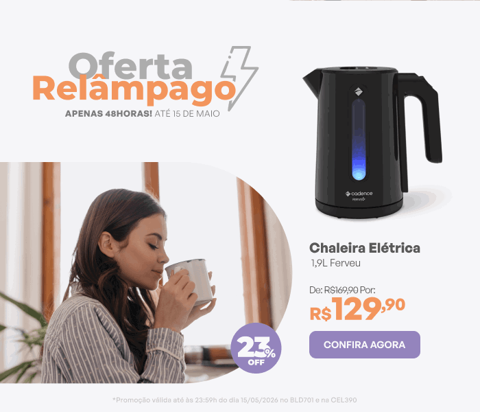 Chaleira Elétrica 1,9L Ferveu Cadence