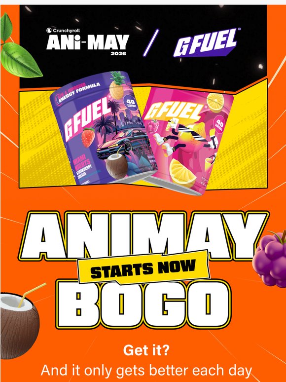 ⚡ aniMAY BOGO is LIVE 🍥
