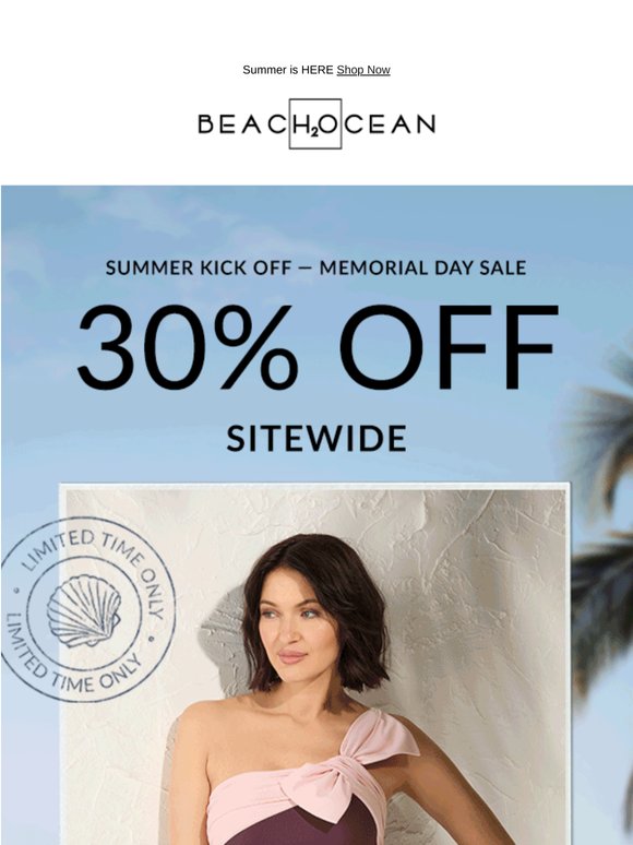 Memorial Day Sale Starts Now: Take 30% Off Sitewide
