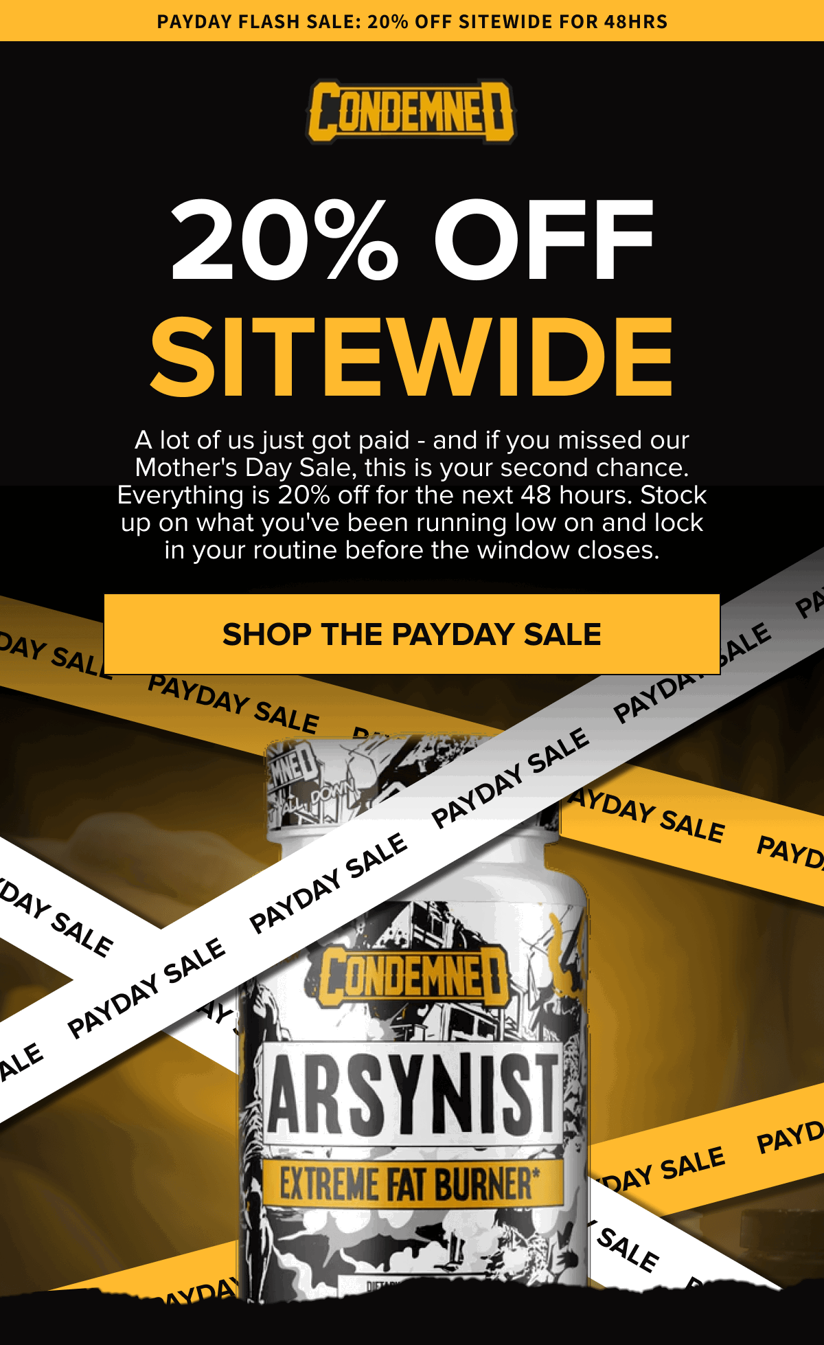 Shop The Payday Sale - Condemned Labz