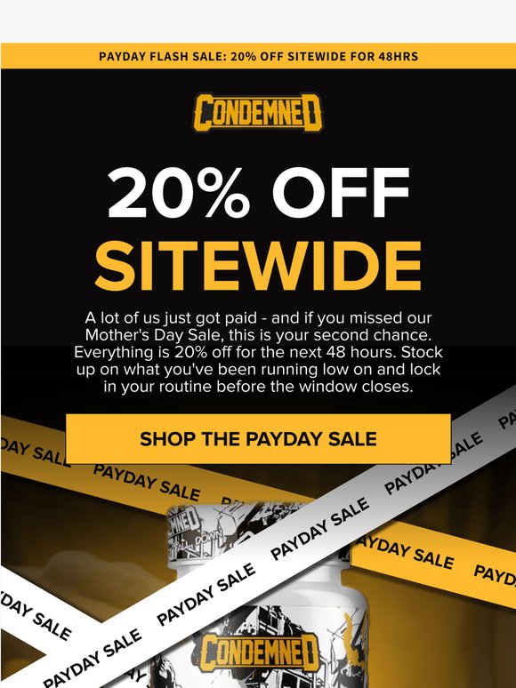 💰Our Payday Flash Sale Is Live