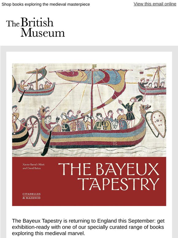 Bayeux Tapestry books, curated