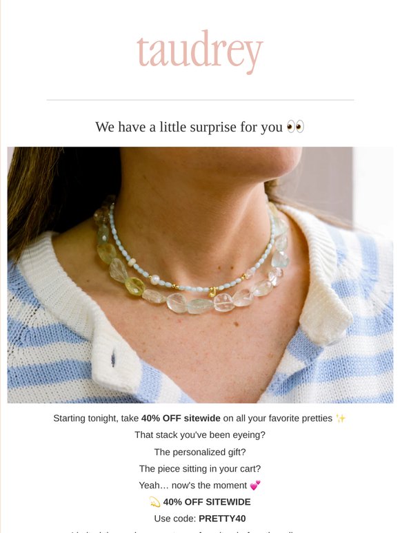 Pretty BIG News 💕 40% OFF