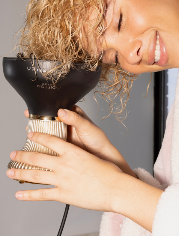 When refreshing curls, avoid rewetting the entire head. 