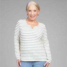 Long Sleeve Striped Top