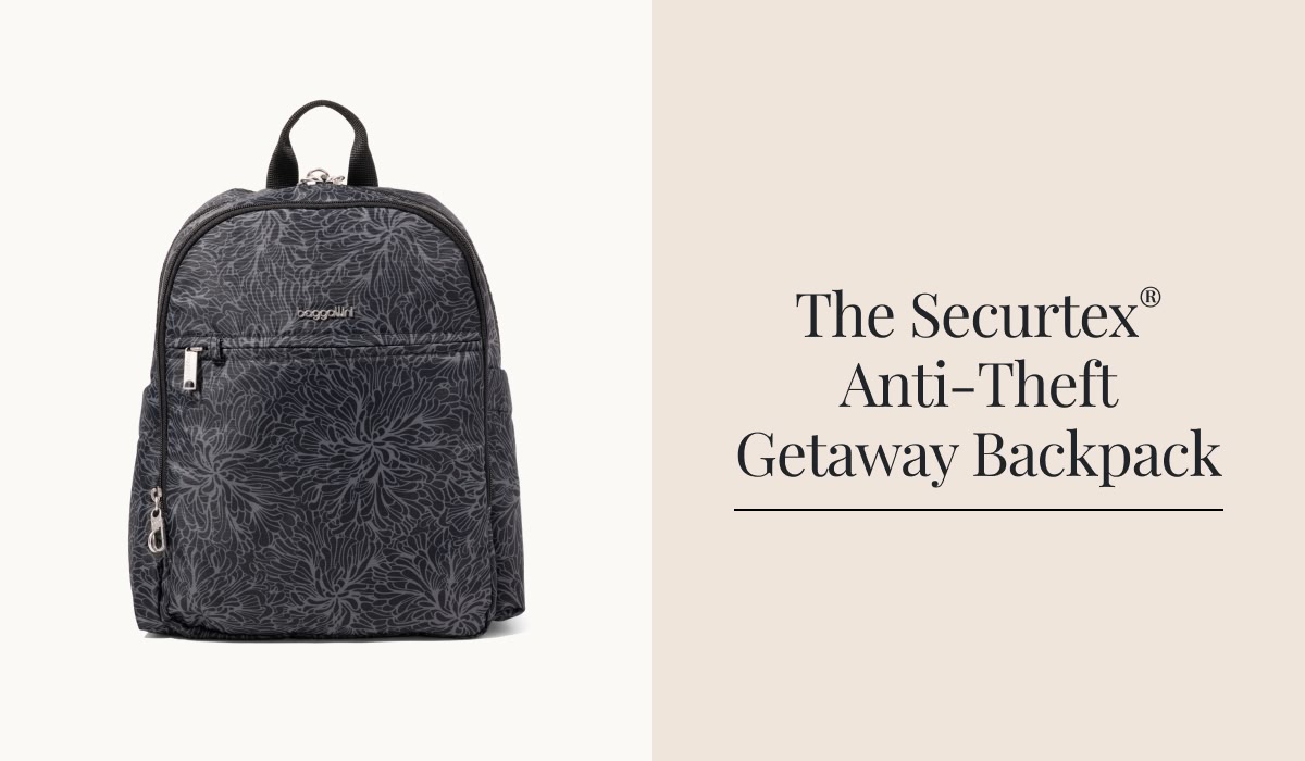 The Securtex Anti-Theft Getaway Backpack >