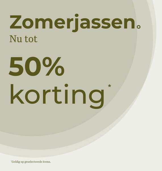 Zomerjassen nu met korting