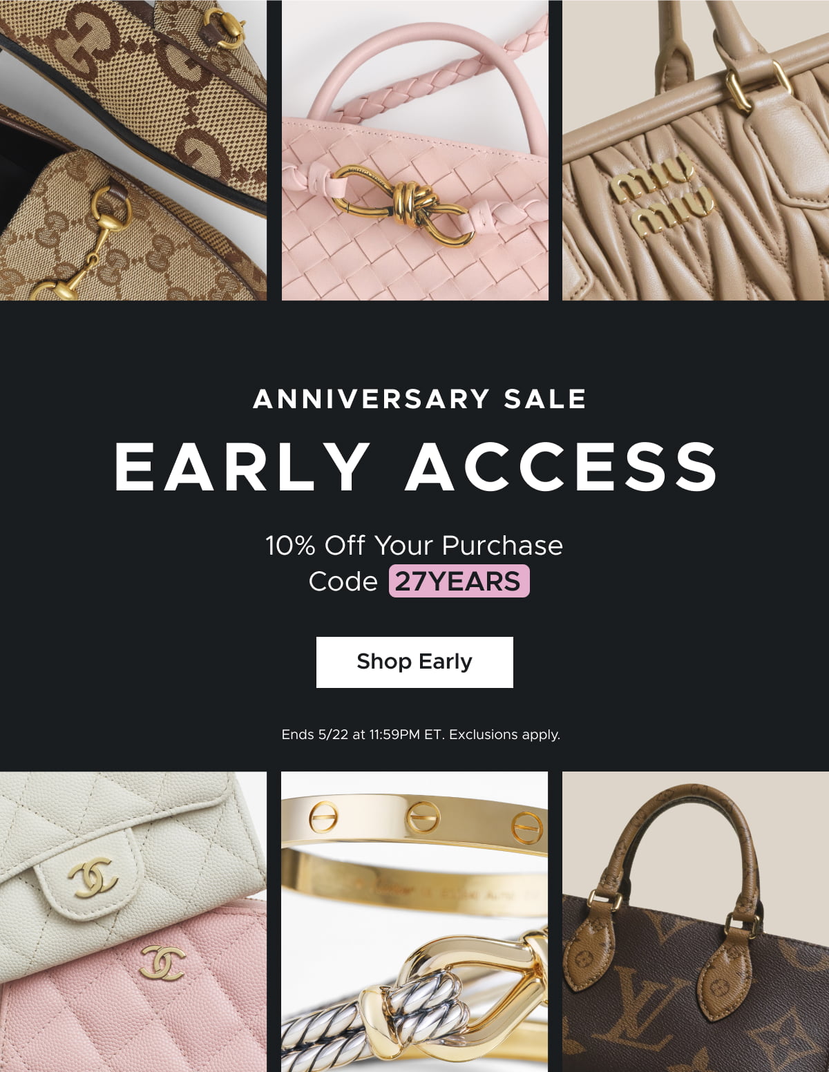 Anniversary Sale Early Access