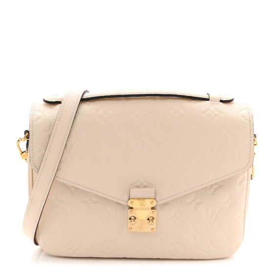 LOUIS VUITTON Empreinte Pochette Metis Creme