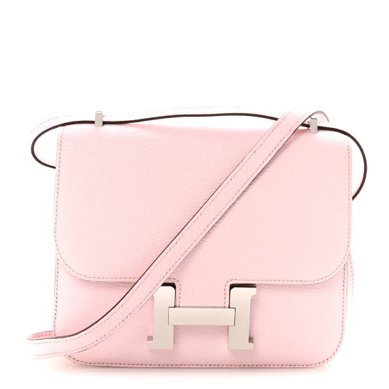 HERMES Chevre Mysore Constance 18 Rose Darling