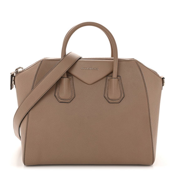 GIVENCHY Sugar Goatskin Medium Antigona Linen