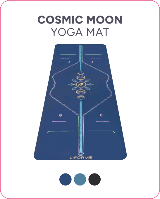 Cosmic Moon Yoga Mat