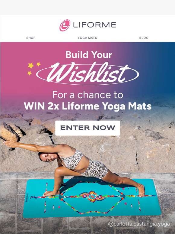 Win 2x Liforme Yoga Mats ✨