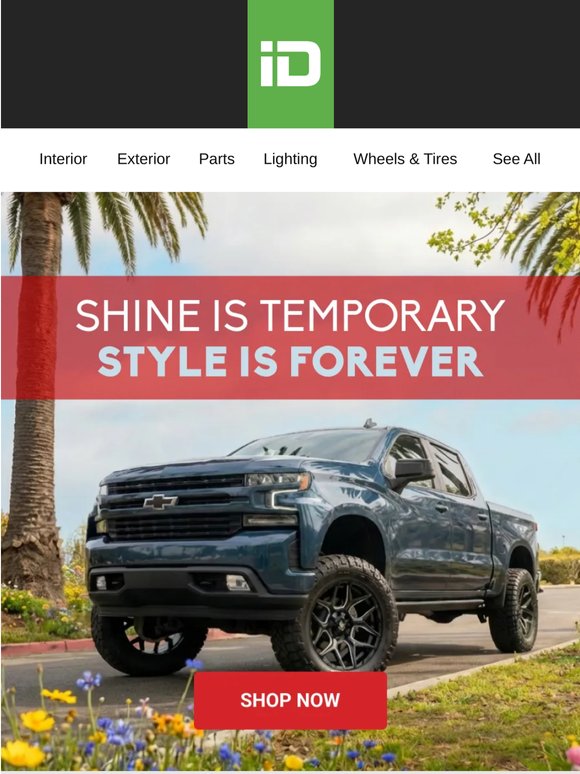 🎯 Shine gets noticed – style gets remembered