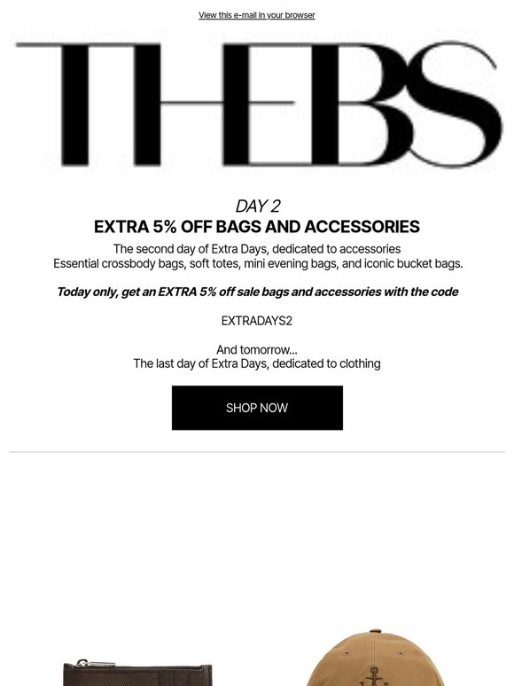 Today extra promo on bags and accessories👜