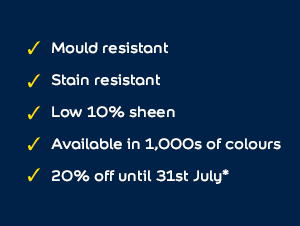 Dulux Trade Durable Kitchen & Bathroom Benefits
