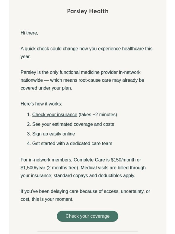 Insurance eligibility check takes 2 minutes