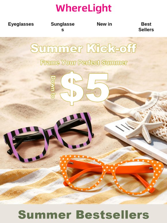 🌴 Summer Kick-off: Starting at just $5