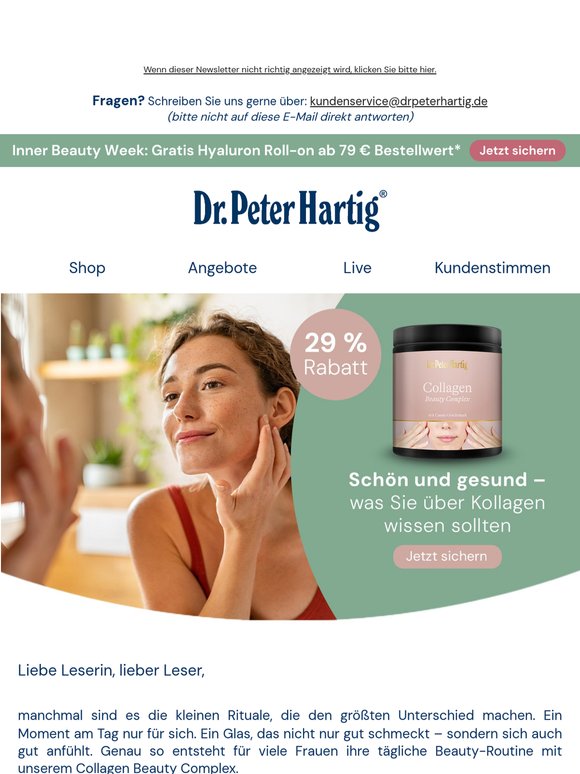 Schön und gesund – was Sie über Kollagen wissen sollten ✨